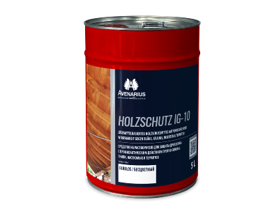Средство AVENARIUS HOLZSCHUTZ IG-10 для защиты древесины на растворителе 